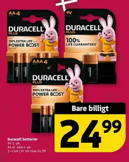 Løvbjerg Duracell batterier tilbud
