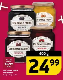 Løvbjerg Den Gamle Fabrik marmelade tilbud