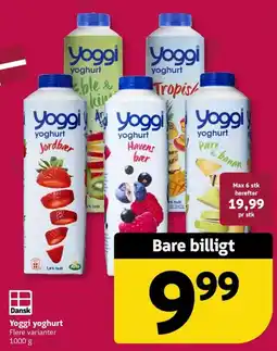 Løvbjerg Yoggi yoghurt tilbud