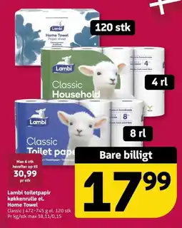 Løvbjerg Lambi toilettepapir tilbud