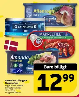 Løvbjerg Amanda el. Glyngøre fiskemarked tilbud