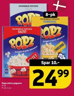 Løvbjerg Popz micro popcorn tilbud