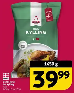 Løvbjerg Rose hel kylling tilbud