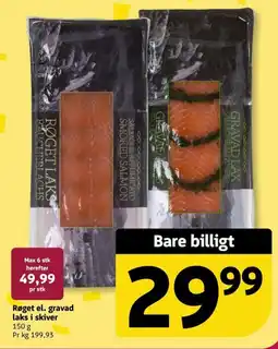 Løvbjerg Røget el. gravad laks tilbud
