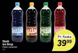 Fakta Tyskland Slush Ice Sirup tilbud