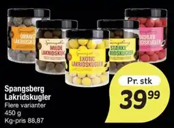 Fakta Tyskland Spangsberg Lakridskugler tilbud