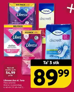 Løvbjerg Libresse duo el. Tena tilbud