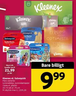 Løvbjerg Kleenex el. Salvequick tilbud