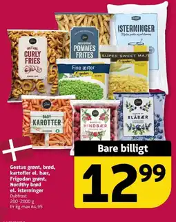 Løvbjerg Gestus grønt, brød, kartofler el. bær tilbud