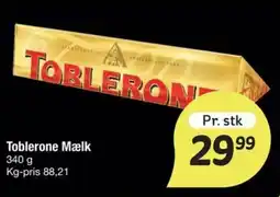 Fakta Tyskland Toblerone Mælk tilbud