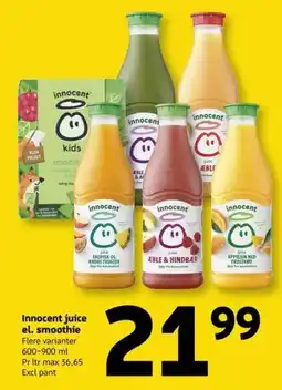 Løvbjerg Innocent juice tilbud