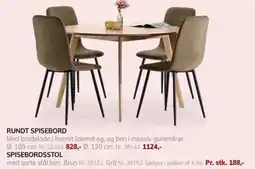 Daells Bolighus Rundt spisebord tilbud
