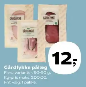 Gårdlykke pålæg