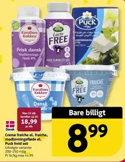 Løvbjerg Karolines Køkken creme fraiche tilbud
