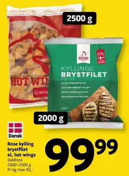 Løvbjerg Rose kylling brystfilet tilbud