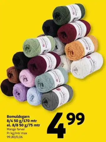 Løvbjerg Bomuldsgarn tilbud