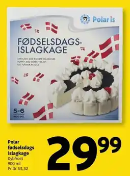 Løvbjerg Polar fødselsdags islagkage tilbud