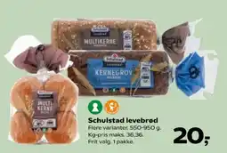 Kvickly Schulstad levebrød tilbud
