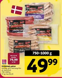 Løvbjerg Hvidebæk pølser tilbud