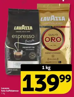 Løvbjerg Lavazza hele kaffebønner tilbud