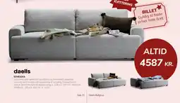 Daells Bolighus Daells sovesofa tilbud