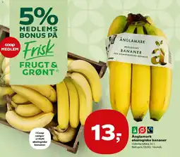Kvickly Änglamark økologiske bananer tilbud