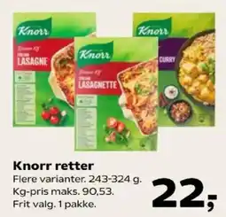 Kvickly Knorr retter tilbud