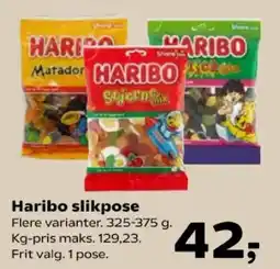 Kvickly Haribo slikpose tilbud