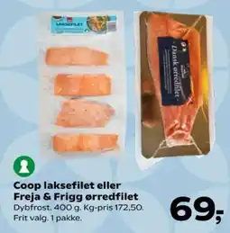 Kvickly Coop laksefilet tilbud