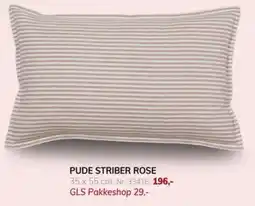 Daells Bolighus Pude striber rose tilbud