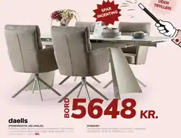 Daells Bolighus daells spisebordsstol med armlæn tilbud