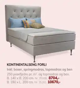 Daells Bolighus Forli kontinentalseng tilbud