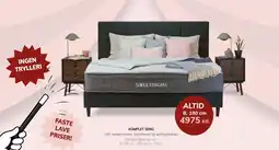 Daells Bolighus Sweetnight komplet seng tilbud