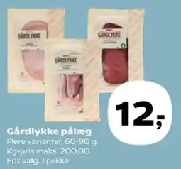 SuperBrugsen Gårdlykke pålæg tilbud