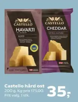 Kvickly Castello havarti cheddar tilbud