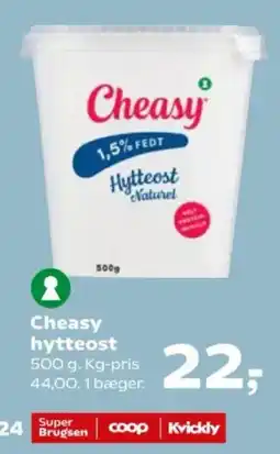 Kvickly Cheasy hytteost tilbud