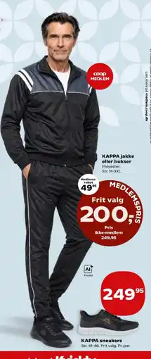 Kvickly Kappa jakke eller bukser tilbud