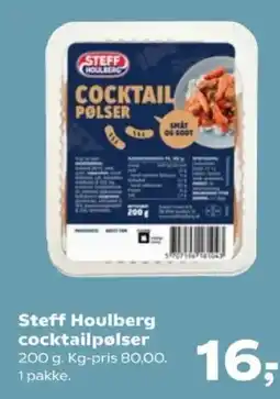 Kvickly Steff Houlberg cocktailpølser tilbud