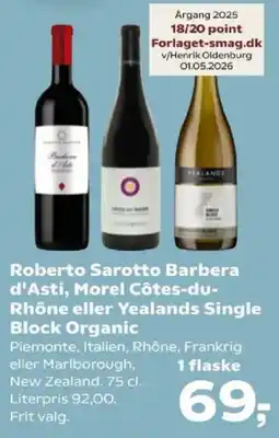 Kvickly Roberto Sarotto Barbera d'asti tilbud