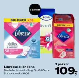 Kvickly Libresse eller Tena tilbud