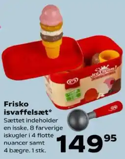 Kvickly Frisko isvaffelsæt tilbud