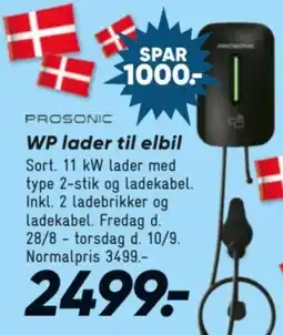 Bilka Prosonic WP lader til elbil tilbud