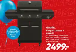 Bilka Nexgrill Nexgrill Deluxe 3 gasgrill tilbud