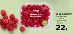 SuperBrugsen Coop hindbær tilbud