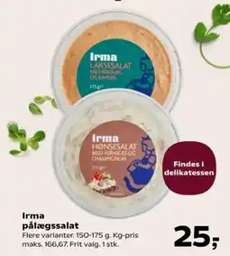 SuperBrugsen Irma pålægssalat tilbud