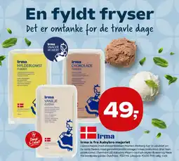 SuperBrugsen Irma flødeis tilbud
