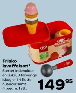 SuperBrugsen Frisko isvaffelsæt tilbud