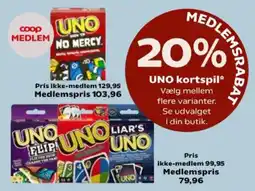 SuperBrugsen Uno kortspil tilbud