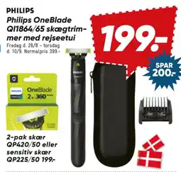 Bilka Philips OneBlade QI1864/65 skægtrimmer tilbud