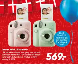Bilka Instax Mini 12 kamera tilbud